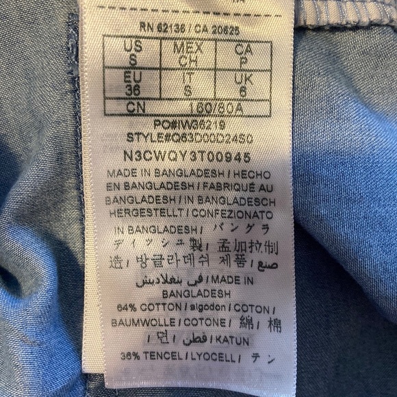 Guess Small Blue Romper One Piece - Picture 8 of 9